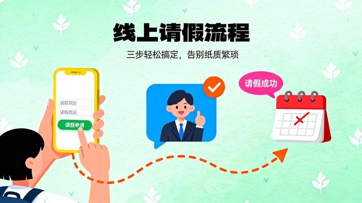 學(xué)生線(xiàn)上請假流程