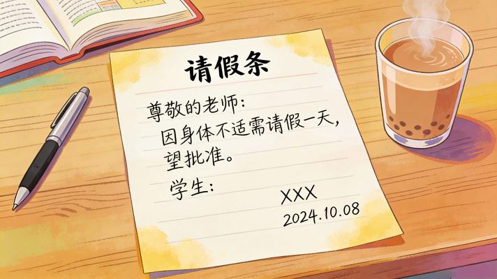 學(xué)生請假申請場(chǎng)景