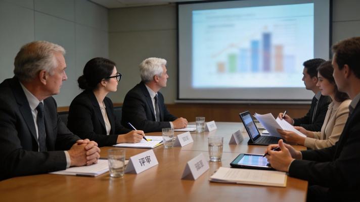 評委聆聽(tīng)答辯