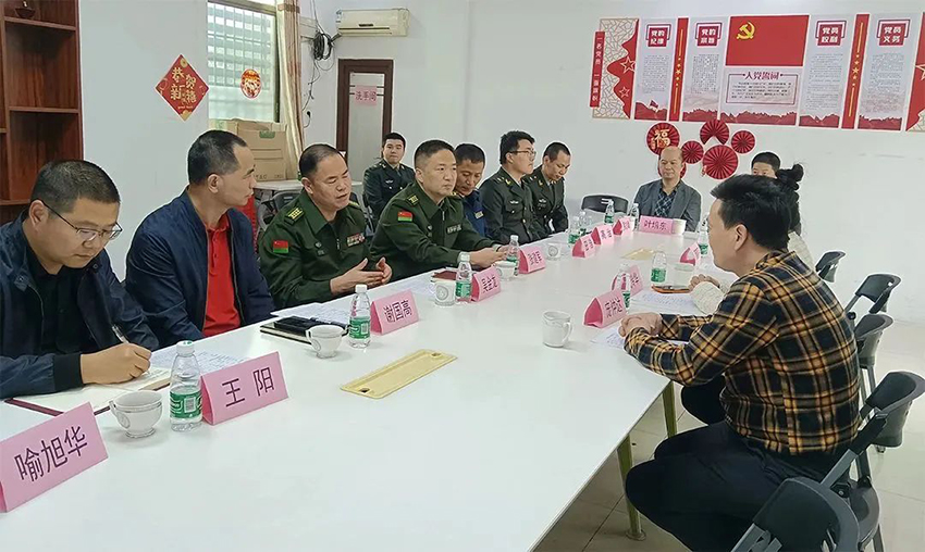 佛山軍分區政委、禪城區委常委領(lǐng)導一行蒞臨金凱地調研指導工作