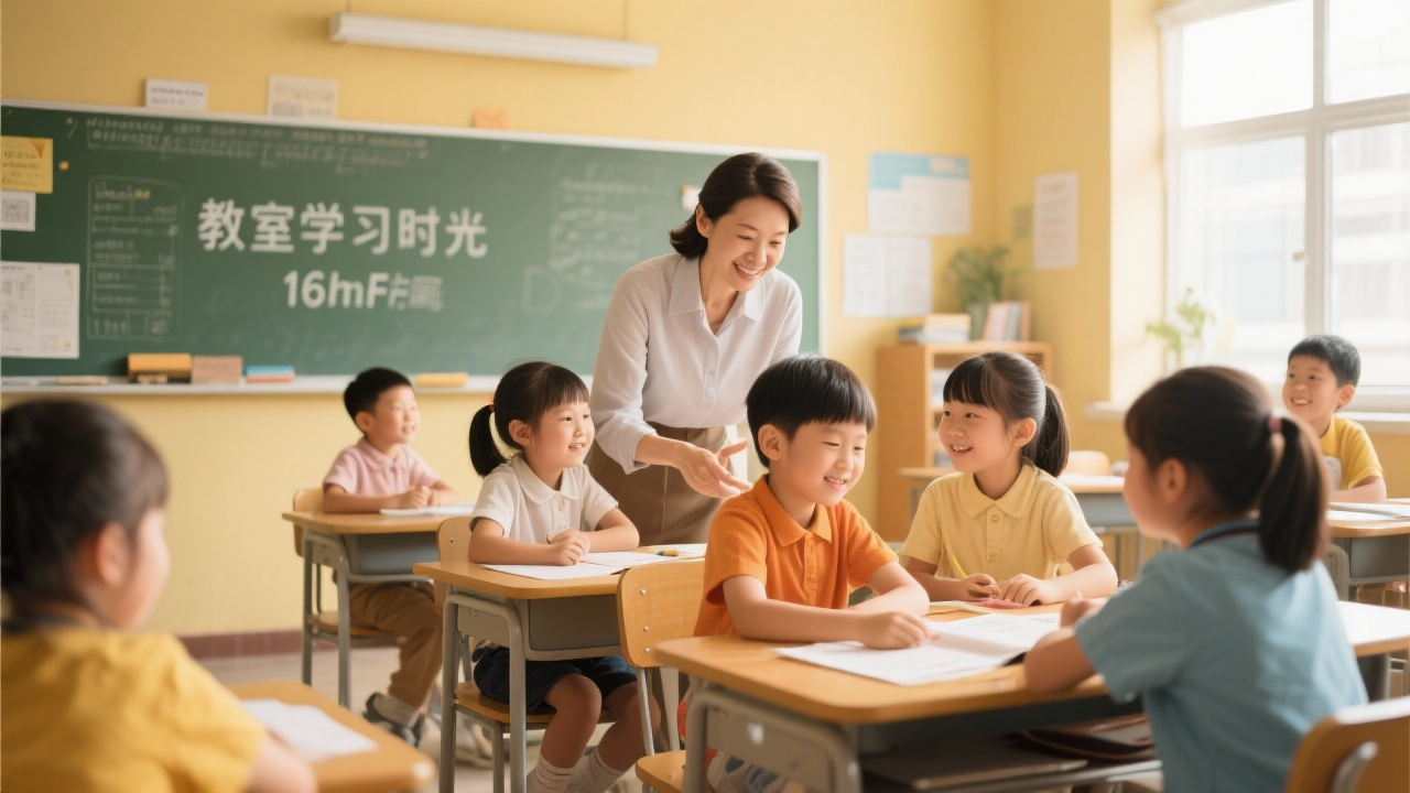 班主任使用電腦辦公場(chǎng)景