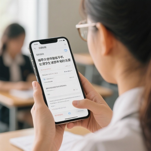 輔導員使用智能手機處理學(xué)生請假申請