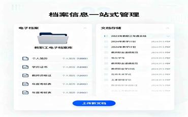 教師數字檔案：教師人事管理系統如何全面記錄與發(fā)展教職工信息？