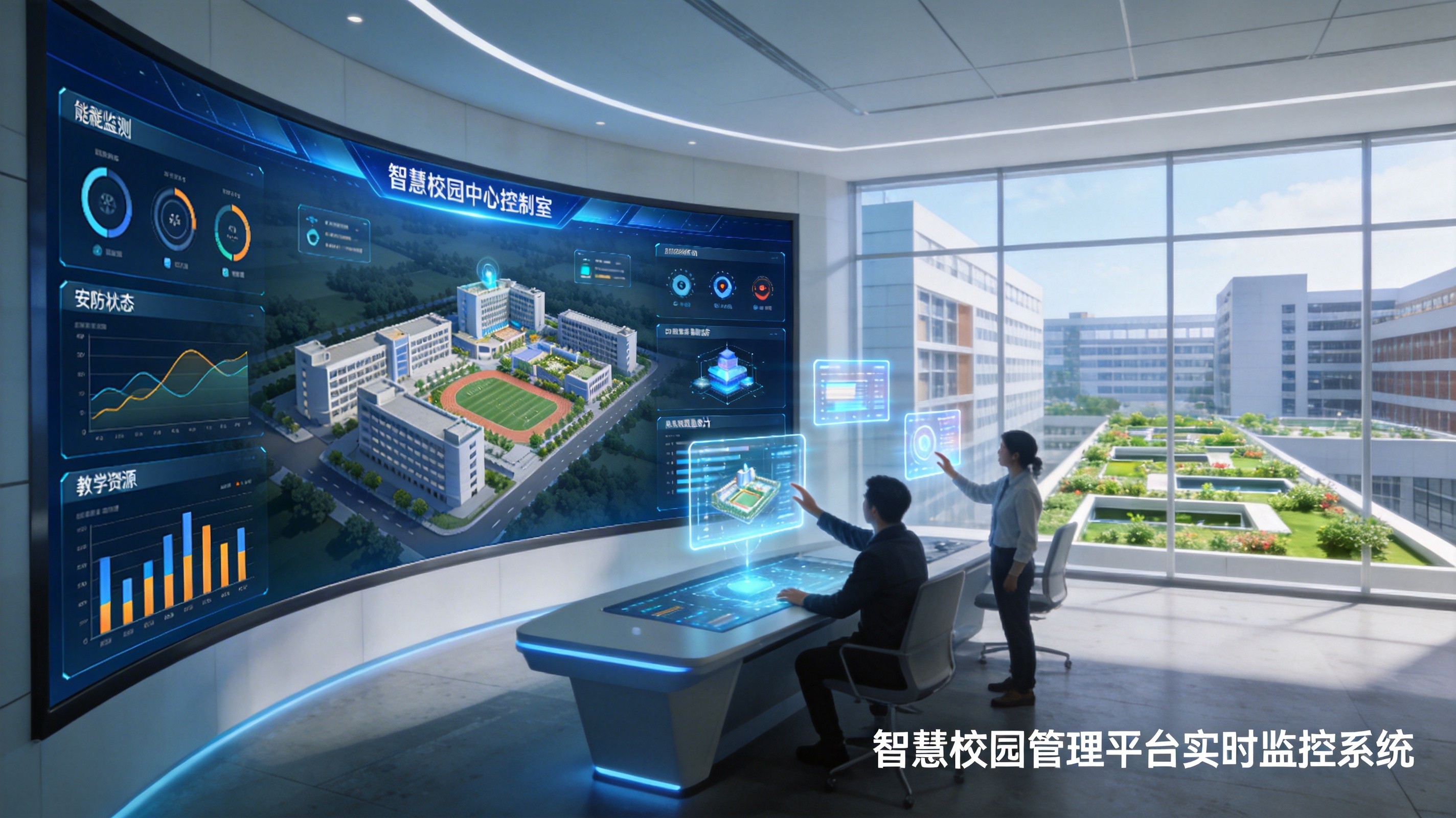 智慧校園中控屏